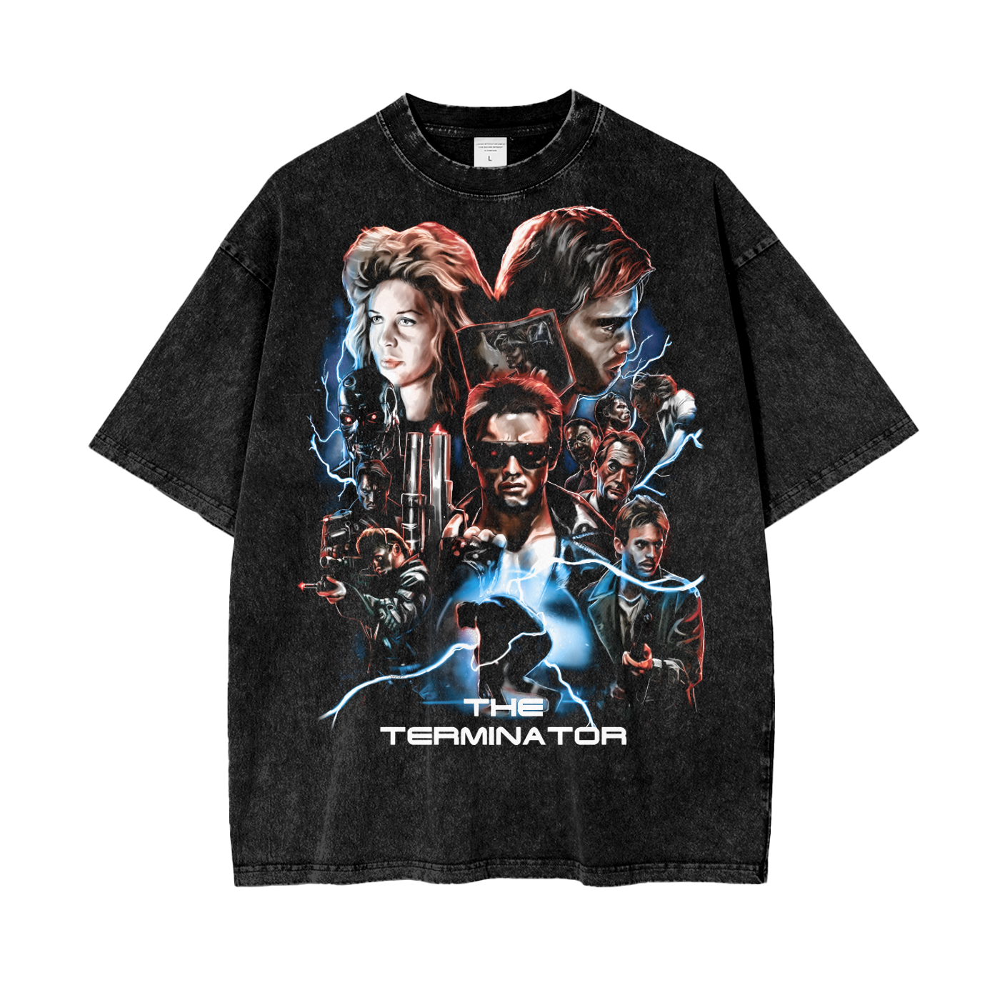 The Terminator Oversize Snow Washed T-Shirt