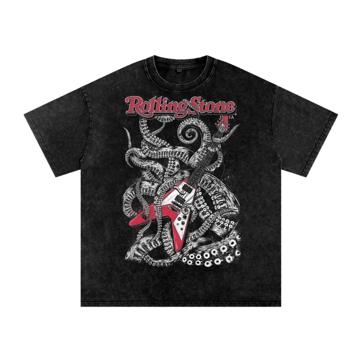 The Rolling Stones Acid Wash Oversize T-Shirt