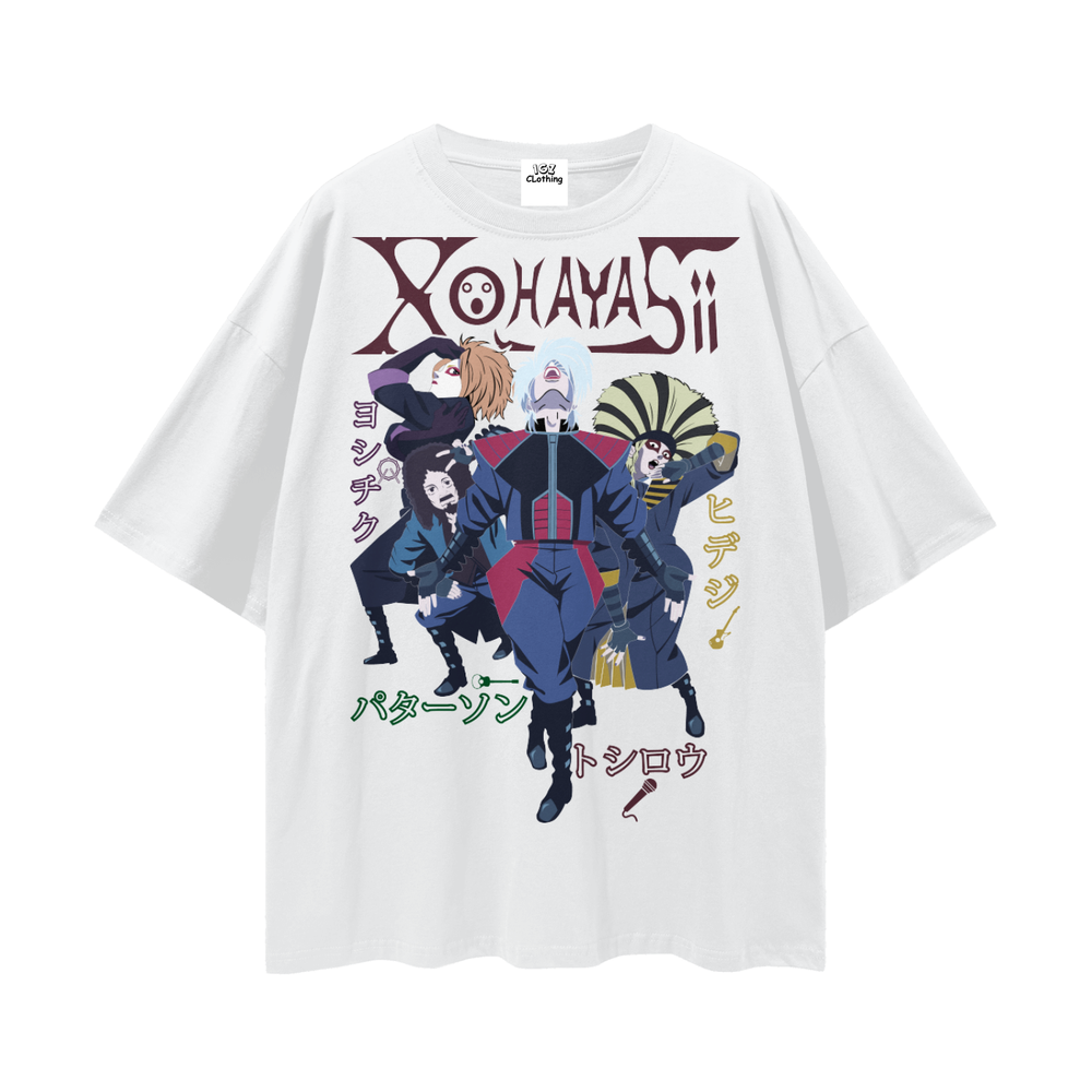 Hayashi Dandadan Streetwear Loose Drop Shoulder T-Shirt