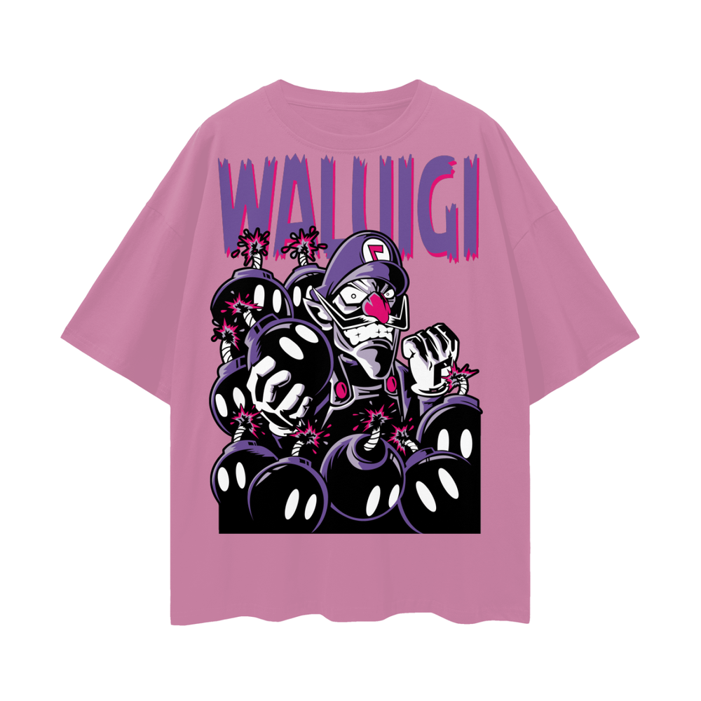 Waluigi Oversize Deep Drop Shoulder Tee