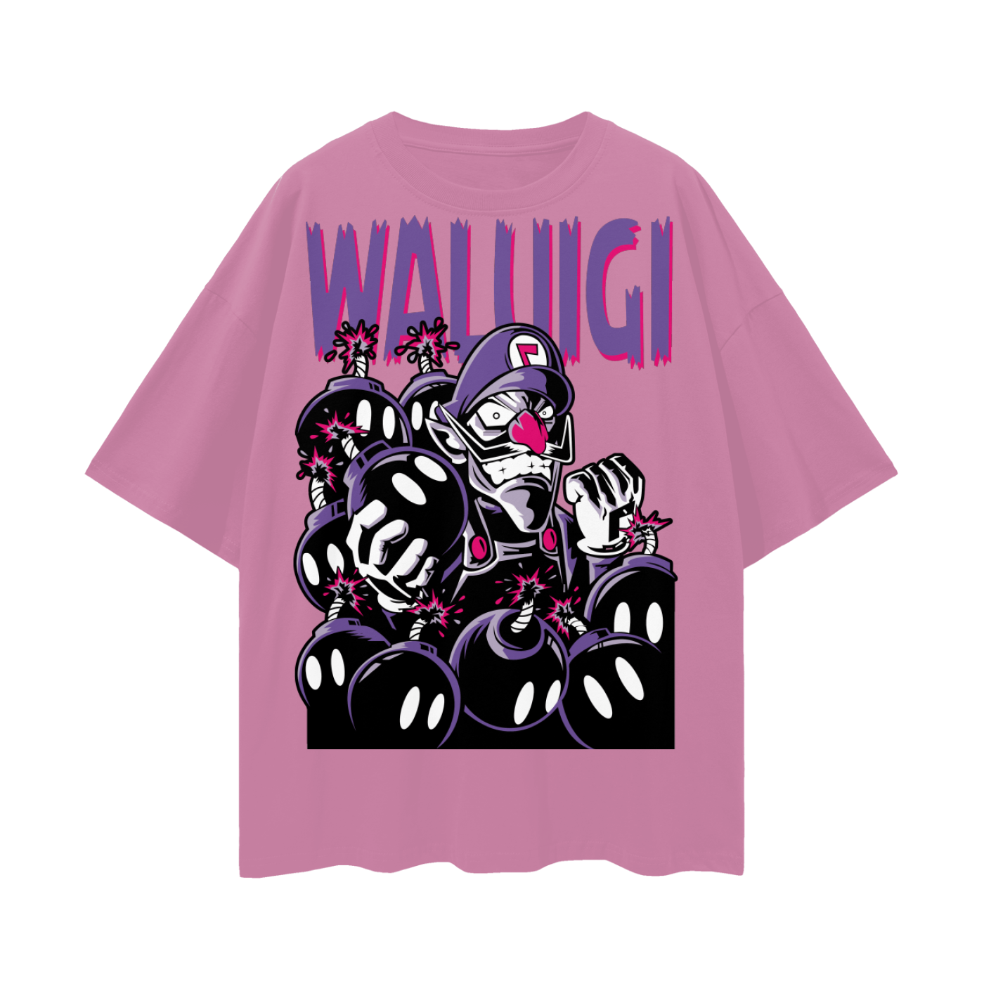 Waluigi Oversize Deep Drop Shoulder Tee