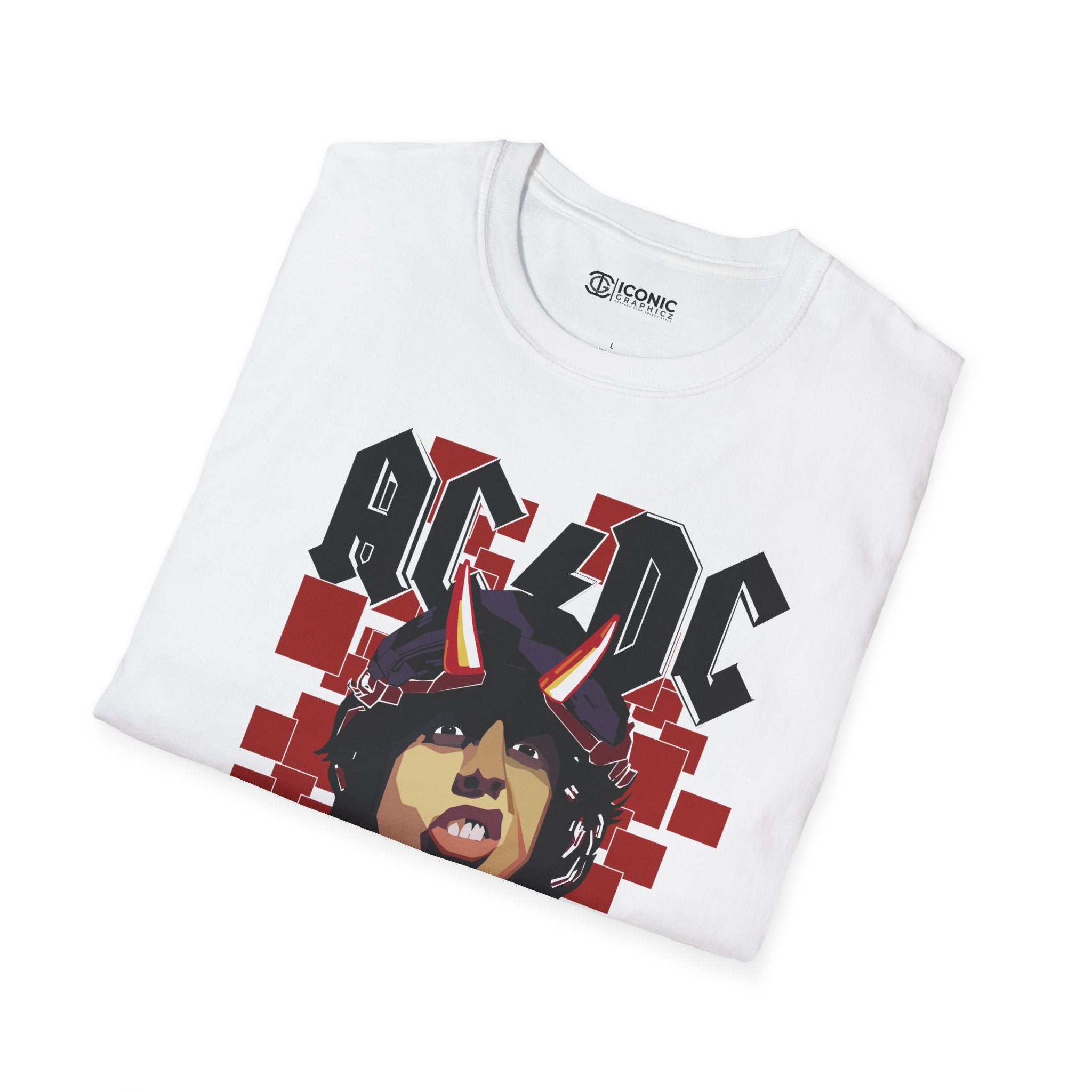 ACDC T-Shirt - IGZ Clothing  - ACDC Unisex Softstyle T-Shirt Best Price 26 at IGZ Clothing 
