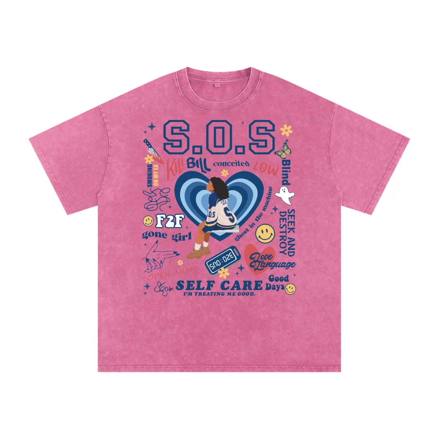 Acid Wash Oversize T-Shirt - 250 GSM ODMPOD