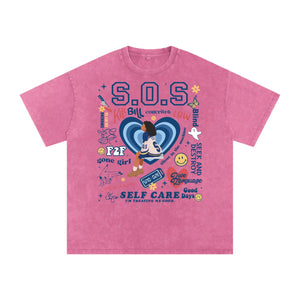 Acid Wash Oversize T-Shirt - 250 GSM ODMPOD