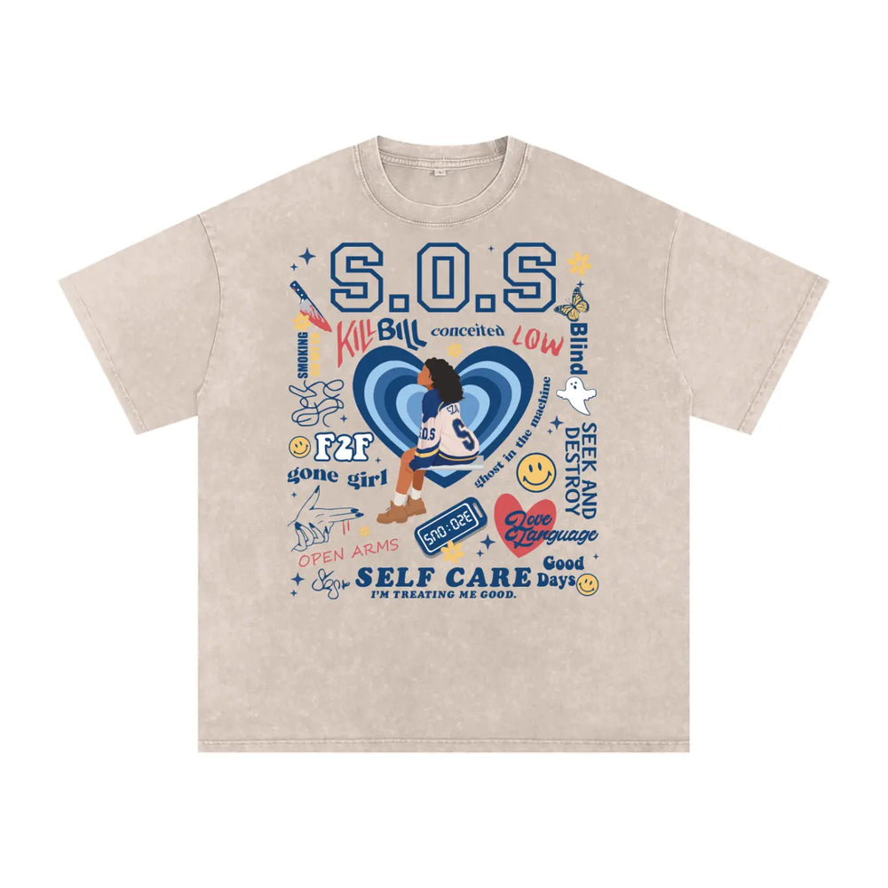 Acid Wash Oversize T-Shirt - 250 GSM ODMPOD