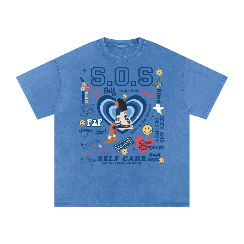 Acid Wash Oversize T-Shirt - 250 GSM ODMPOD