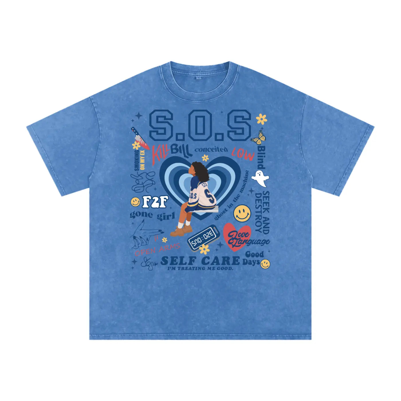 Acid Wash Oversize T-Shirt - 250 GSM ODMPOD