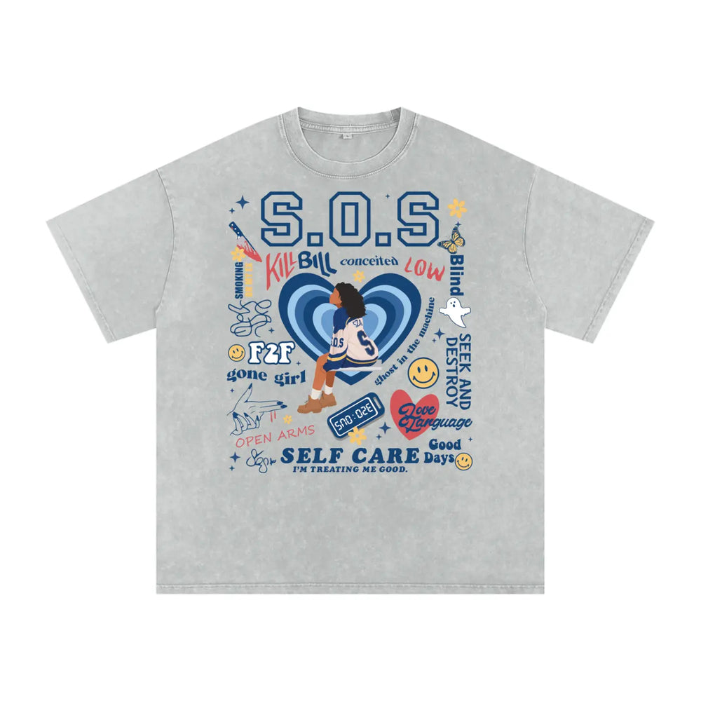 Acid Wash Oversize T-Shirt - 250 GSM ODMPOD