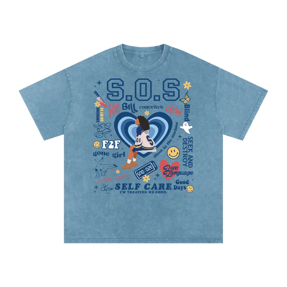 Acid Wash Oversize T-Shirt - 250 GSM ODMPOD