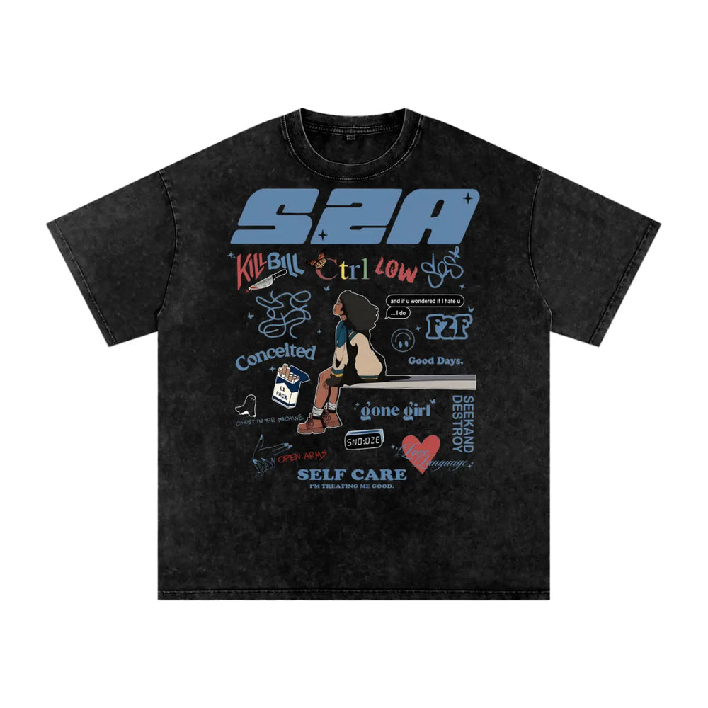 Acid Wash Oversize T-Shirt - 250 GSM ODMPOD