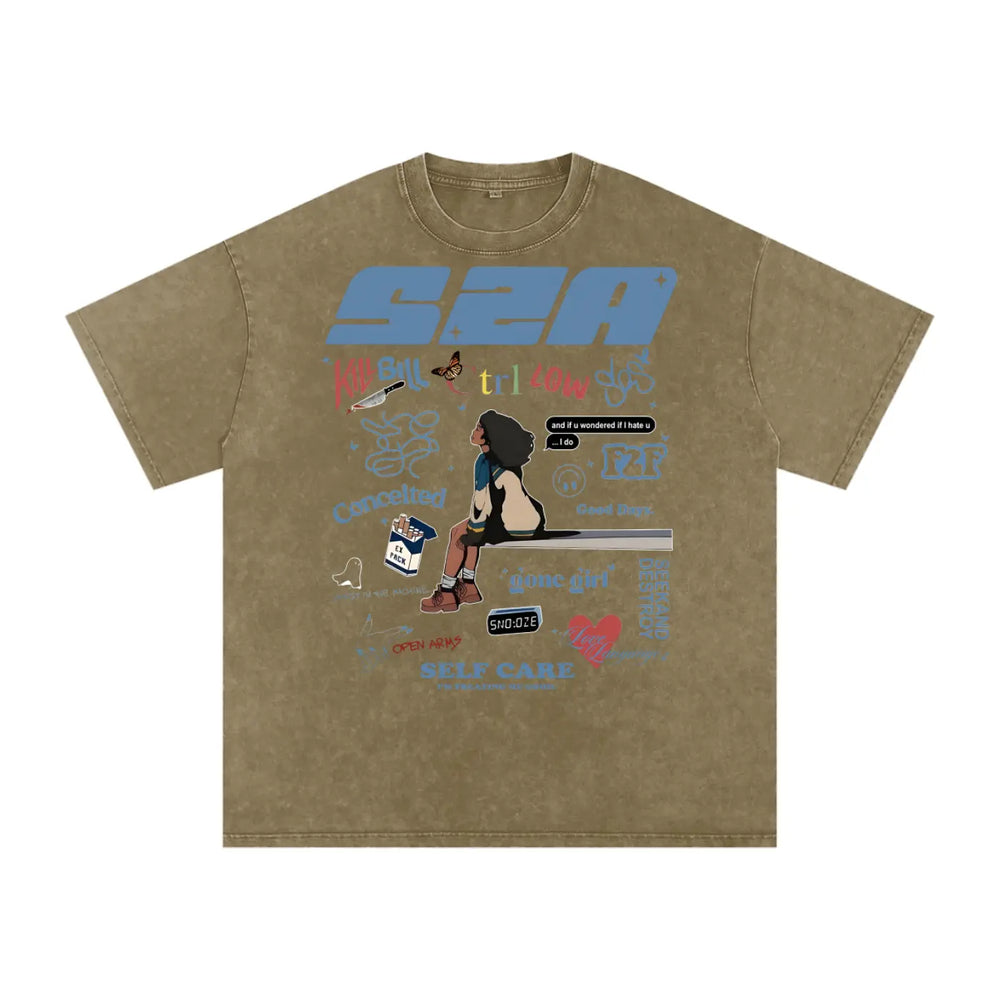 Acid Wash Oversize T-Shirt - 250 GSM ODMPOD
