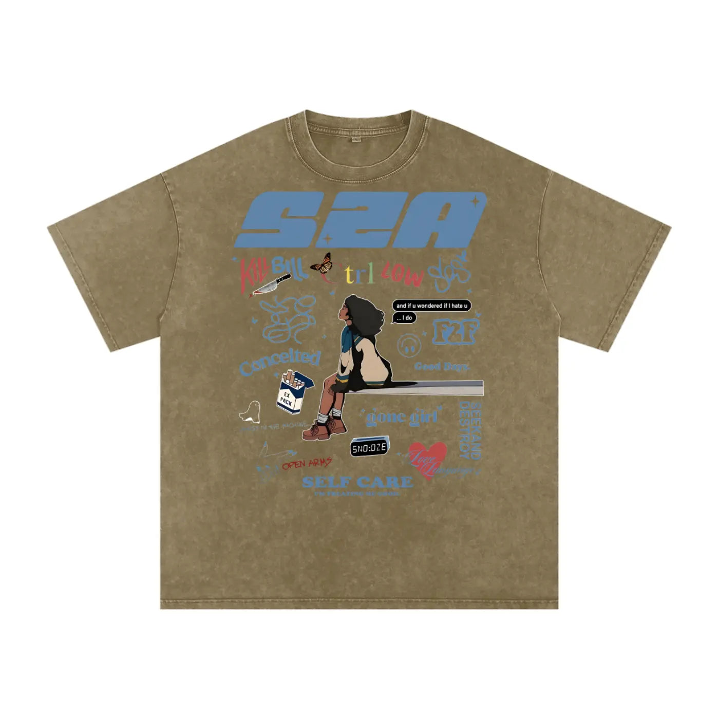 Acid Wash Oversize T-Shirt - 250 GSM ODMPOD