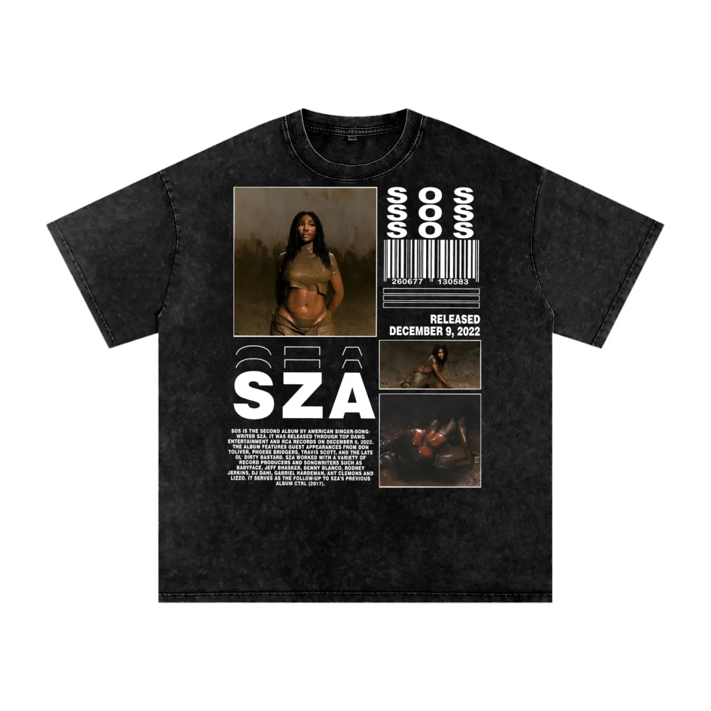 Acid Wash Oversize T-Shirt - 250 GSM ODMPOD