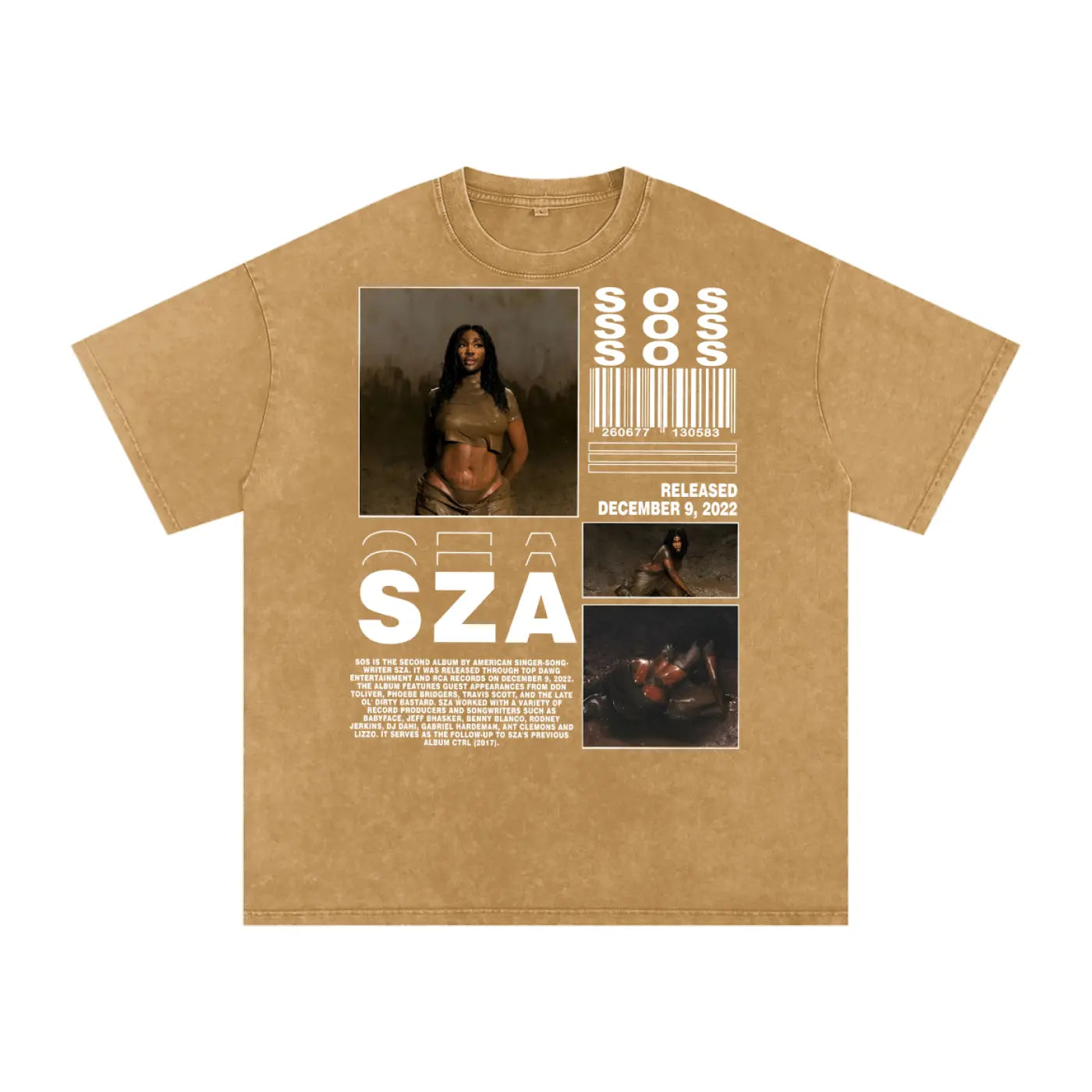 Acid Wash Oversize T-Shirt - 250 GSM ODMPOD