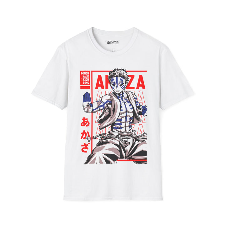 Akaza Demon Slayer T-Shirt - IGZ Clothing  - Akaza Unisex Softstyle T-Shirt Best Price 26 at IGZ Clothing 