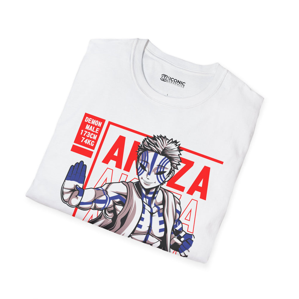 Akaza Demon Slayer T-Shirt - IGZ Clothing  - Akaza Unisex Softstyle T-Shirt Best Price 26 at IGZ Clothing 