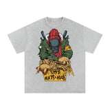 Alien Homeless Acid Wash Oversize T-Shirt - 250 GSM ODMPOD