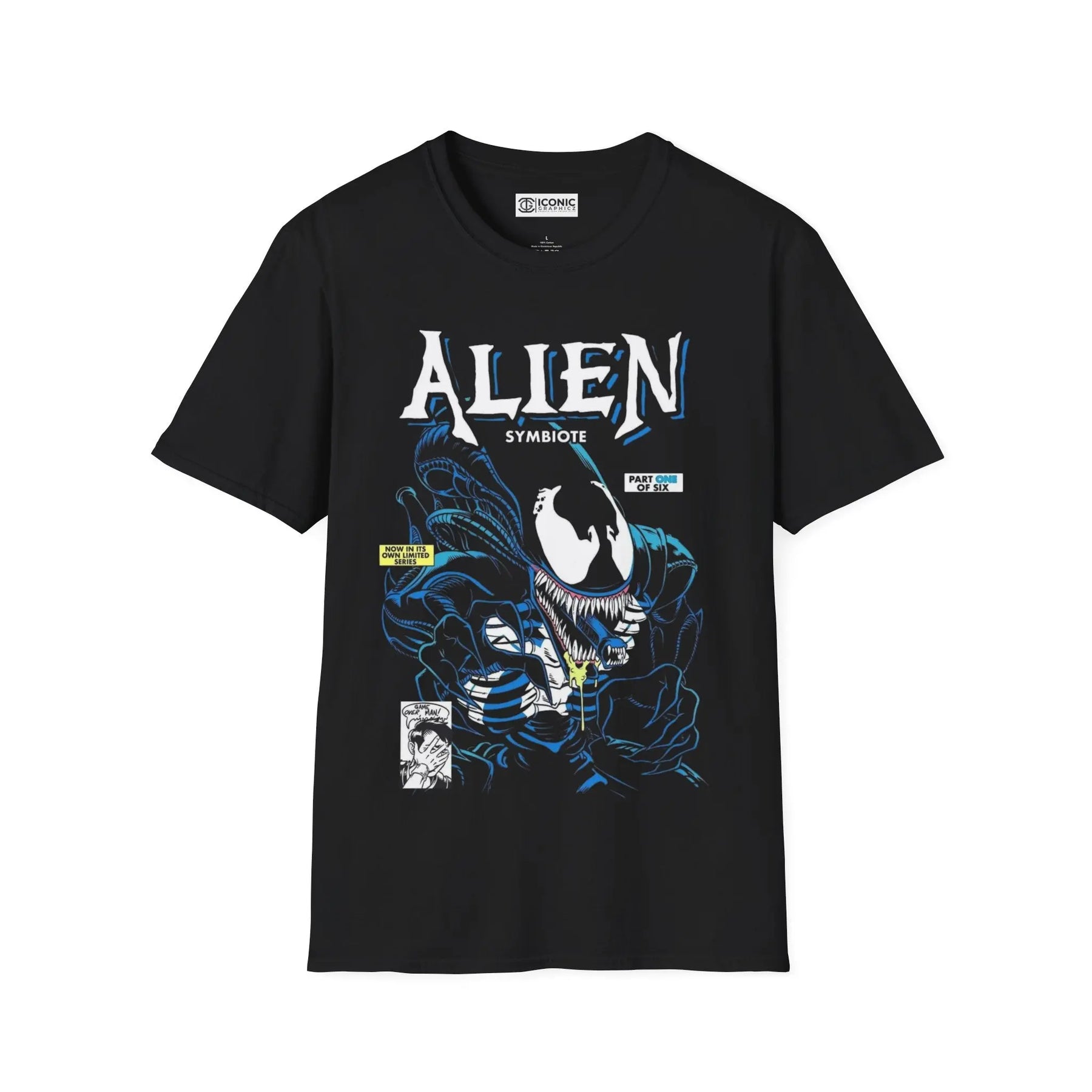 Alien and Venom T-Shirt Printify
