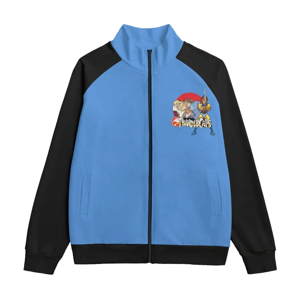 All-Over Print Unisex Stand Up Collar Jacket With Raglan Sleeve | 310GSM Cotton Yoycol