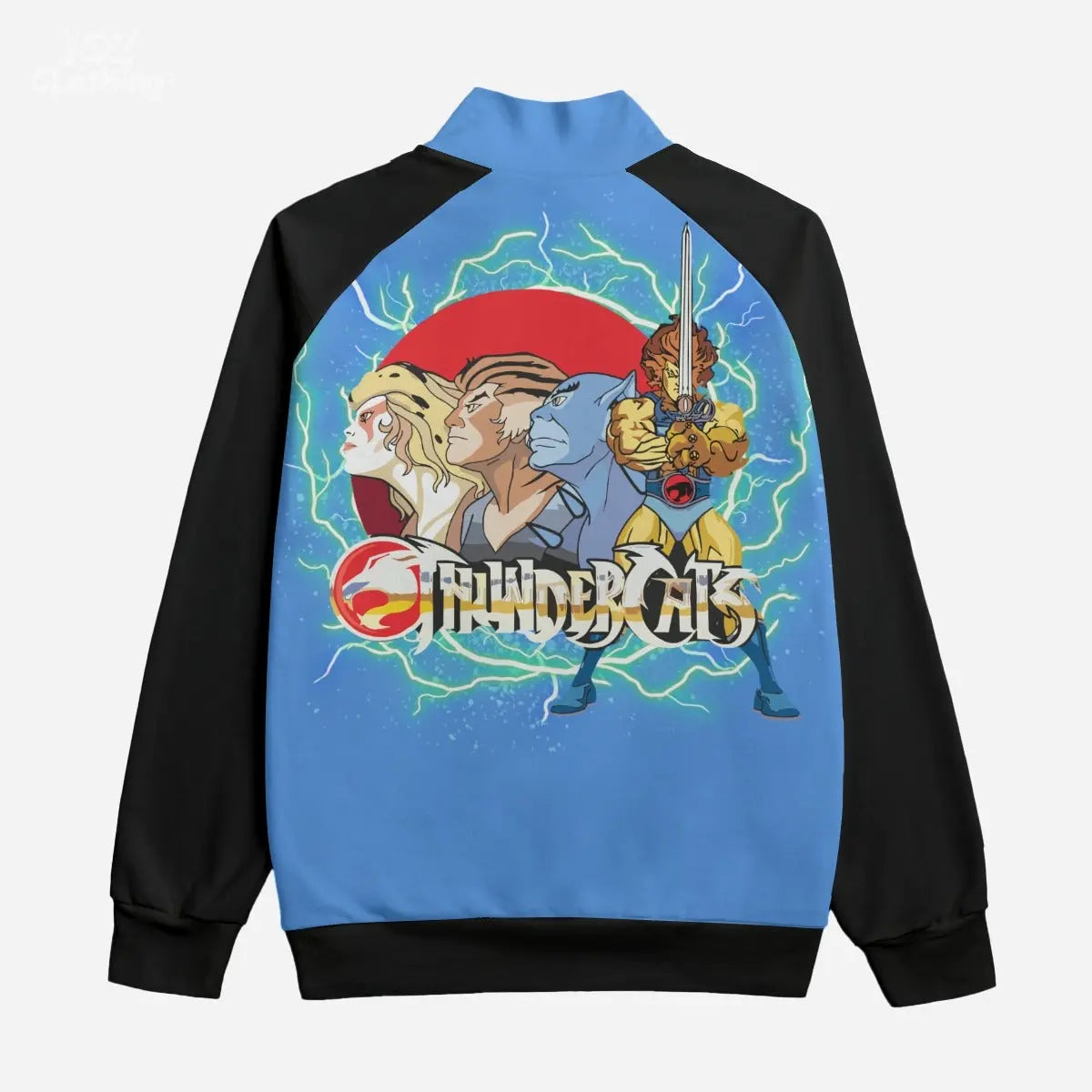 All-Over Print Unisex Stand Up Collar Jacket With Raglan Sleeve | 310GSM Cotton Yoycol