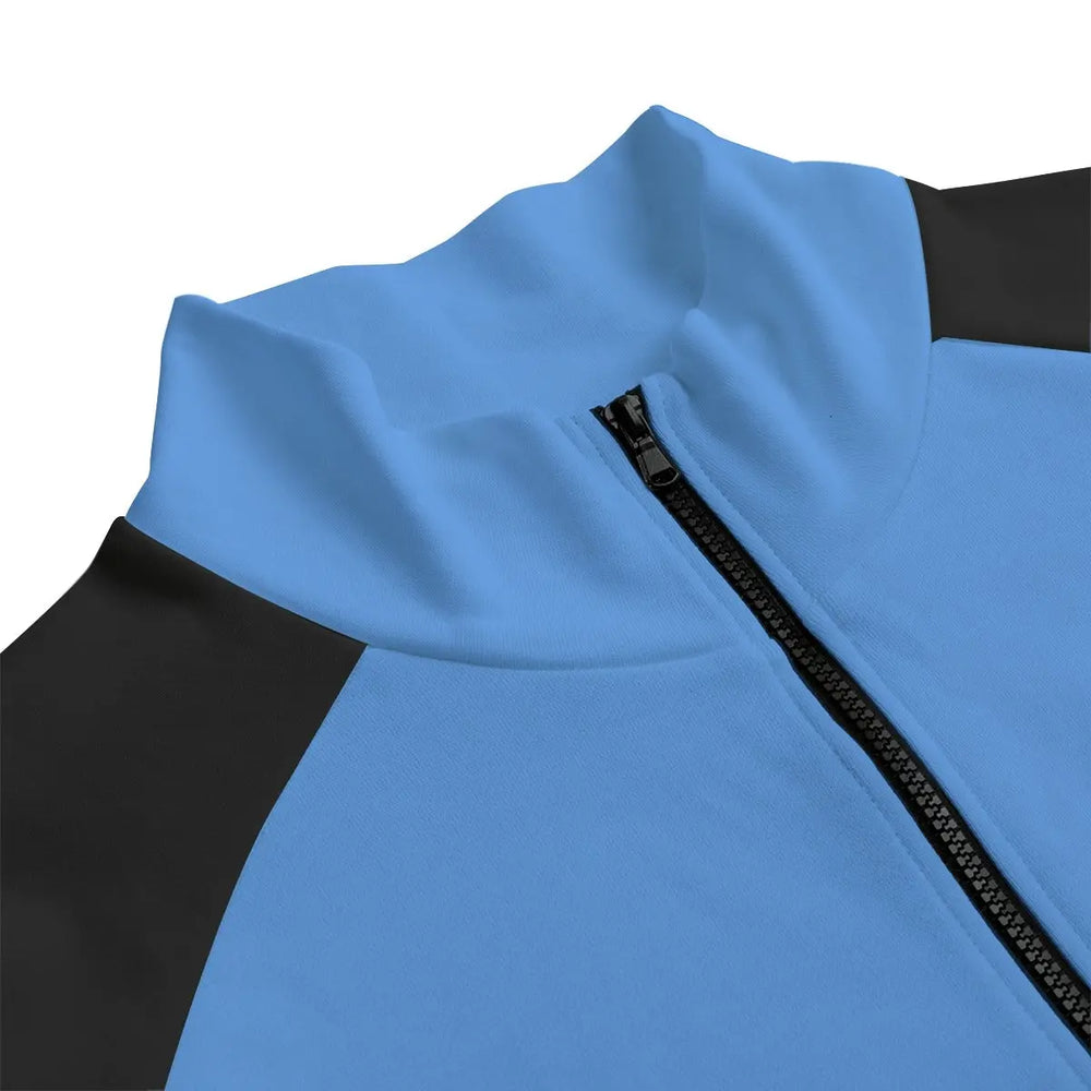 All-Over Print Unisex Stand Up Collar Jacket With Raglan Sleeve | 310GSM Cotton Yoycol