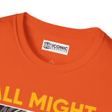 All Might My hero academia T-Shirt - IGZ Clothing  - All Might Unisex Softstyle T-Shirt Best Price 26 at IGZ Clothing 