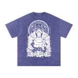 Alphonse Fullmetal Alchemist Acid Wash Oversize T-Shirt ODMPOD