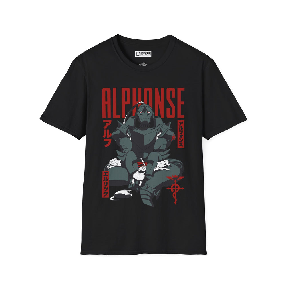 Alphonse Fullmetal Alchemist T-Shirt - IGZ Clothing  - Alphonse Unisex Softstyle T-Shirt Best Price 26 at IGZ Clothing 