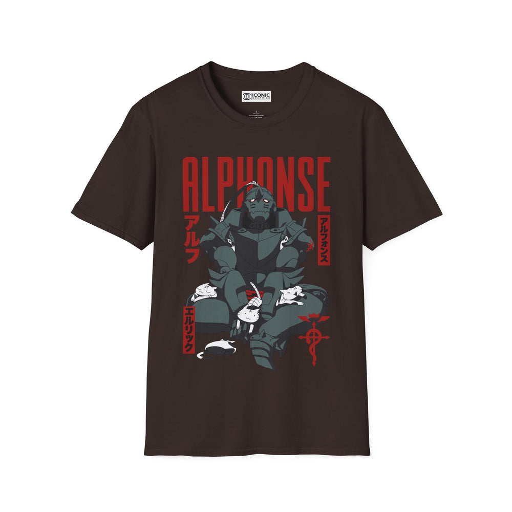 Alphonse Fullmetal Alchemist T-Shirt - IGZ Clothing  - Alphonse Unisex Softstyle T-Shirt Best Price 26 at IGZ Clothing 