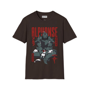 Alphonse Fullmetal Alchemist T-Shirt - IGZ Clothing  - Alphonse Unisex Softstyle T-Shirt Best Price 26 at IGZ Clothing 