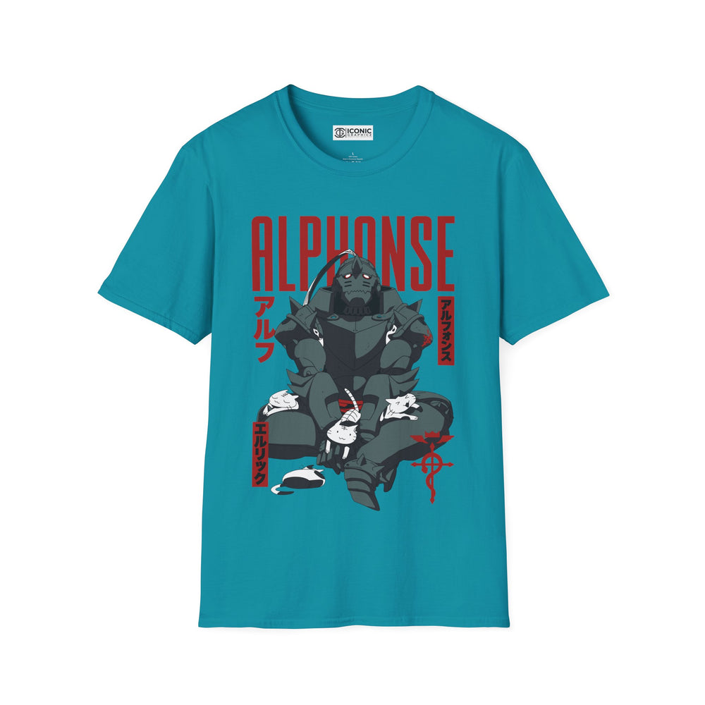 Alphonse Fullmetal Alchemist T-Shirt - IGZ Clothing  - Alphonse Unisex Softstyle T-Shirt Best Price 26 at IGZ Clothing 