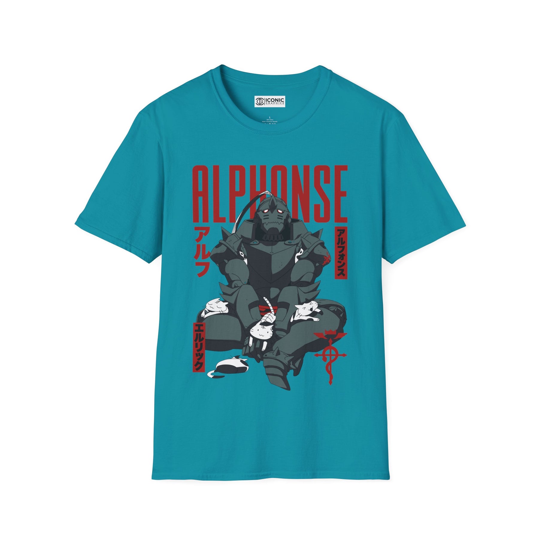 Alphonse Fullmetal Alchemist T-Shirt - IGZ Clothing  - Alphonse Unisex Softstyle T-Shirt Best Price 26 at IGZ Clothing 
