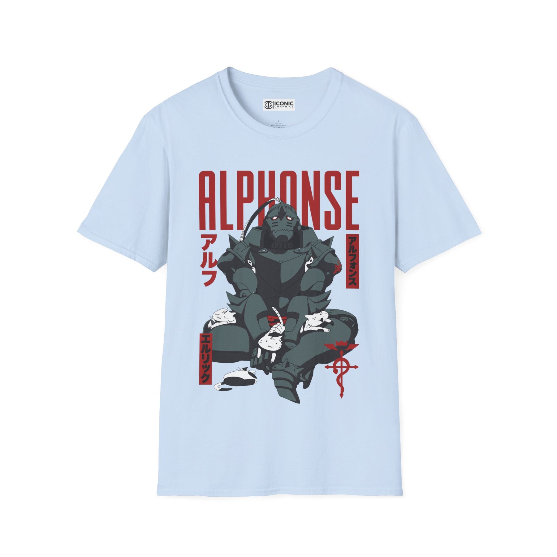Alphonse Fullmetal Alchemist T-Shirt - IGZ Clothing  - Alphonse Unisex Softstyle T-Shirt Best Price 26 at IGZ Clothing 