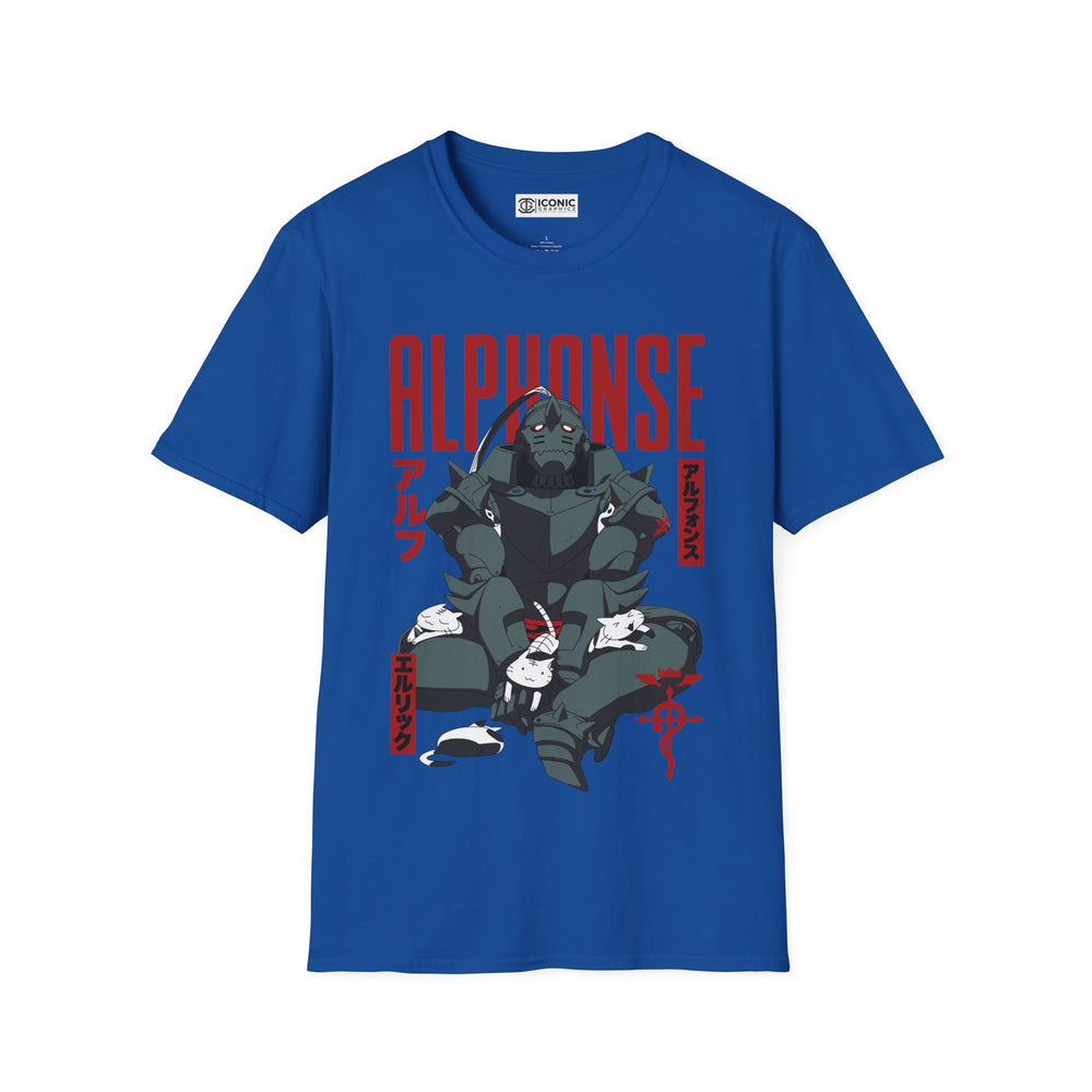 Alphonse Fullmetal Alchemist T-Shirt - IGZ Clothing  - Alphonse Unisex Softstyle T-Shirt Best Price 26 at IGZ Clothing 