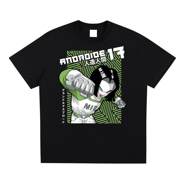 Android 17 Dragonball Super Sorona Quick-Dry Cooling T-shirt ODMPOD