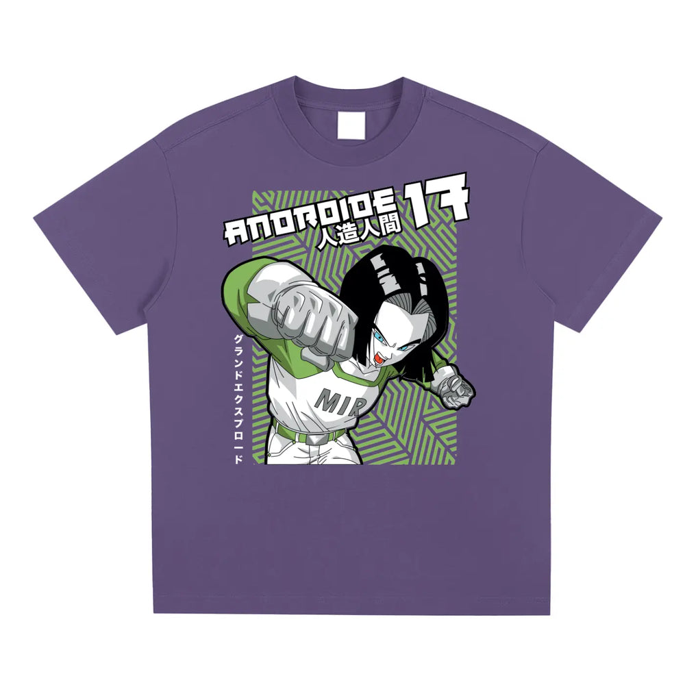 Android 17 Dragonball Super Sorona Quick-Dry Cooling T-shirt ODMPOD