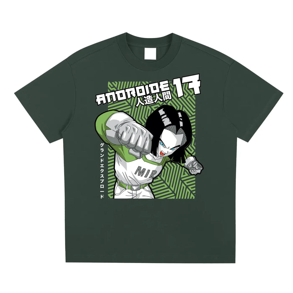 Android 17 Dragonball Super Sorona Quick-Dry Cooling T-shirt ODMPOD