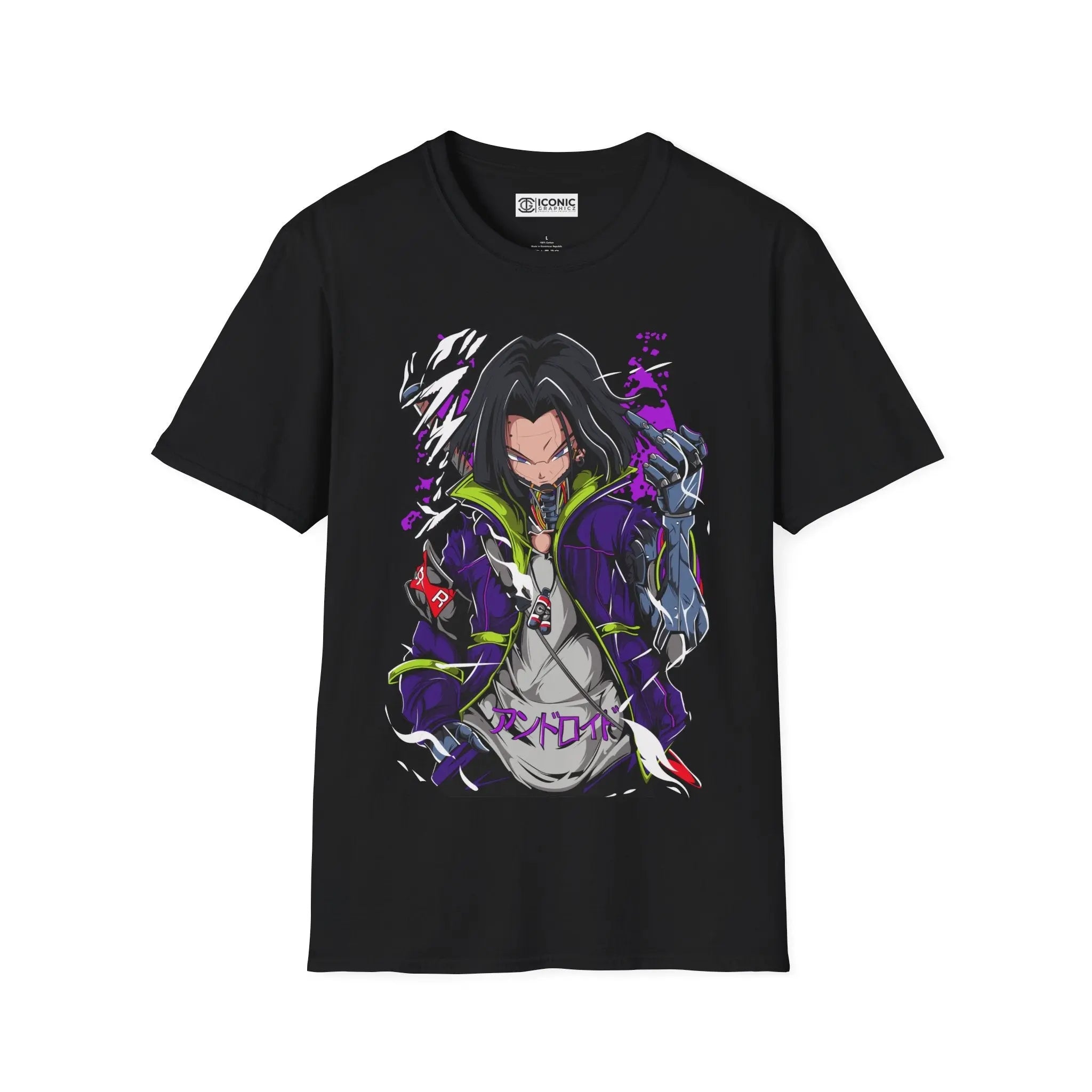 Android 17 Dragonball T-Shirt Printify