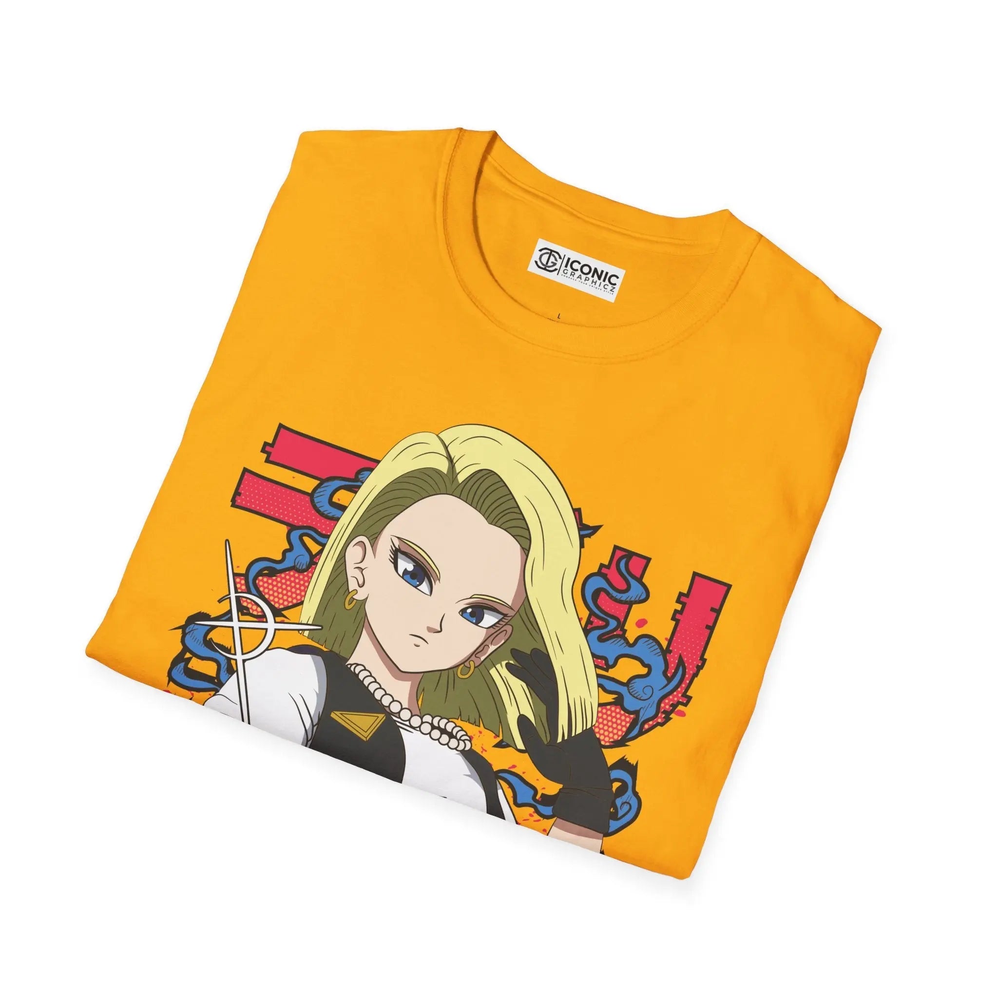 Android 18 Dragonball T-Shirt Printify
