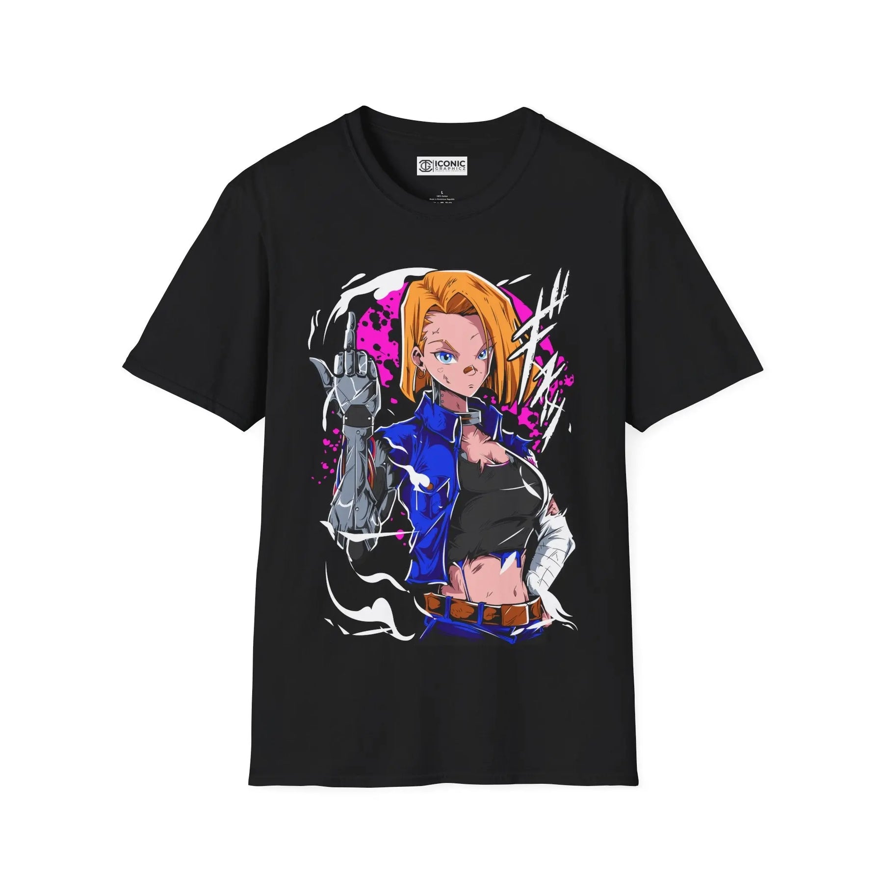 Android 18 Dragonball T-Shirt Printify