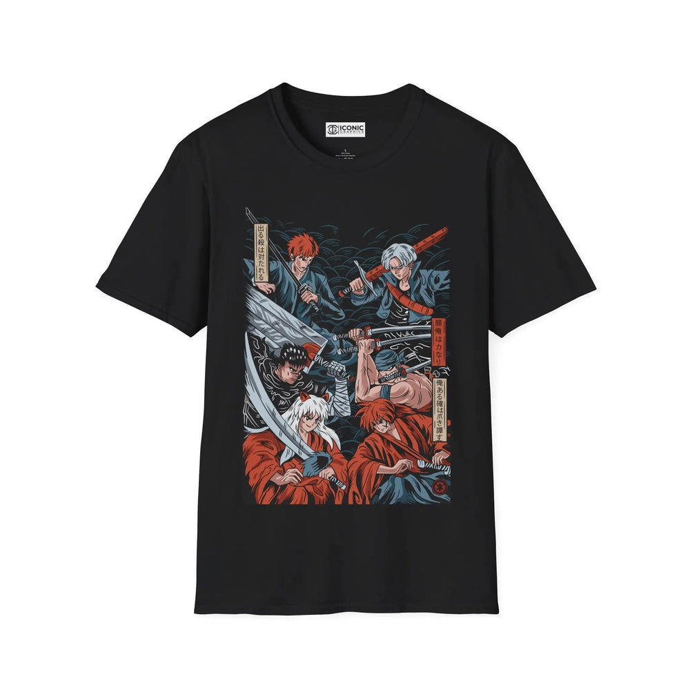 Anime Swordmen T-Shirt Printify