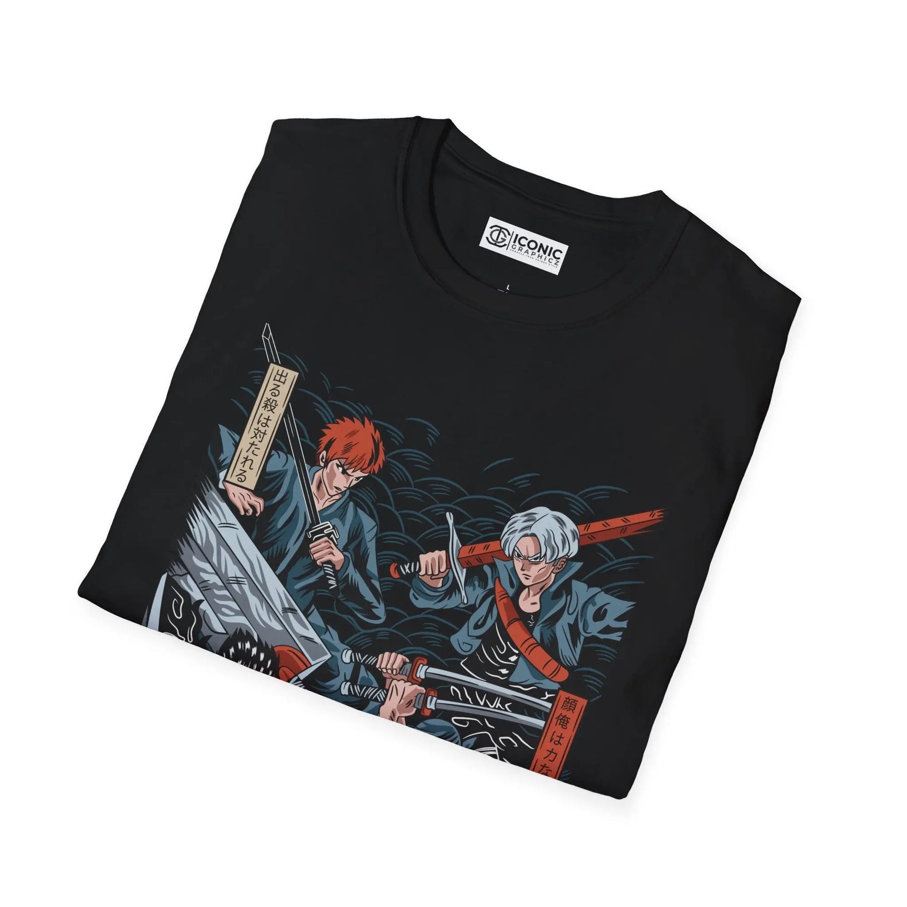 Anime Swordmen T-Shirt Printify