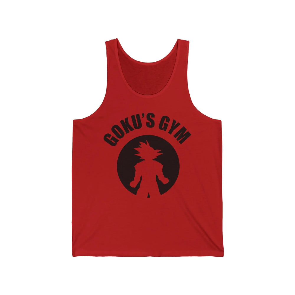 Anime fitness Unisex Jersey Tank Printify