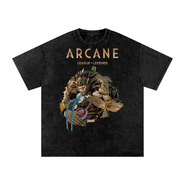 Arcane Acid Wash Oversize T-Shirt ODMPOD