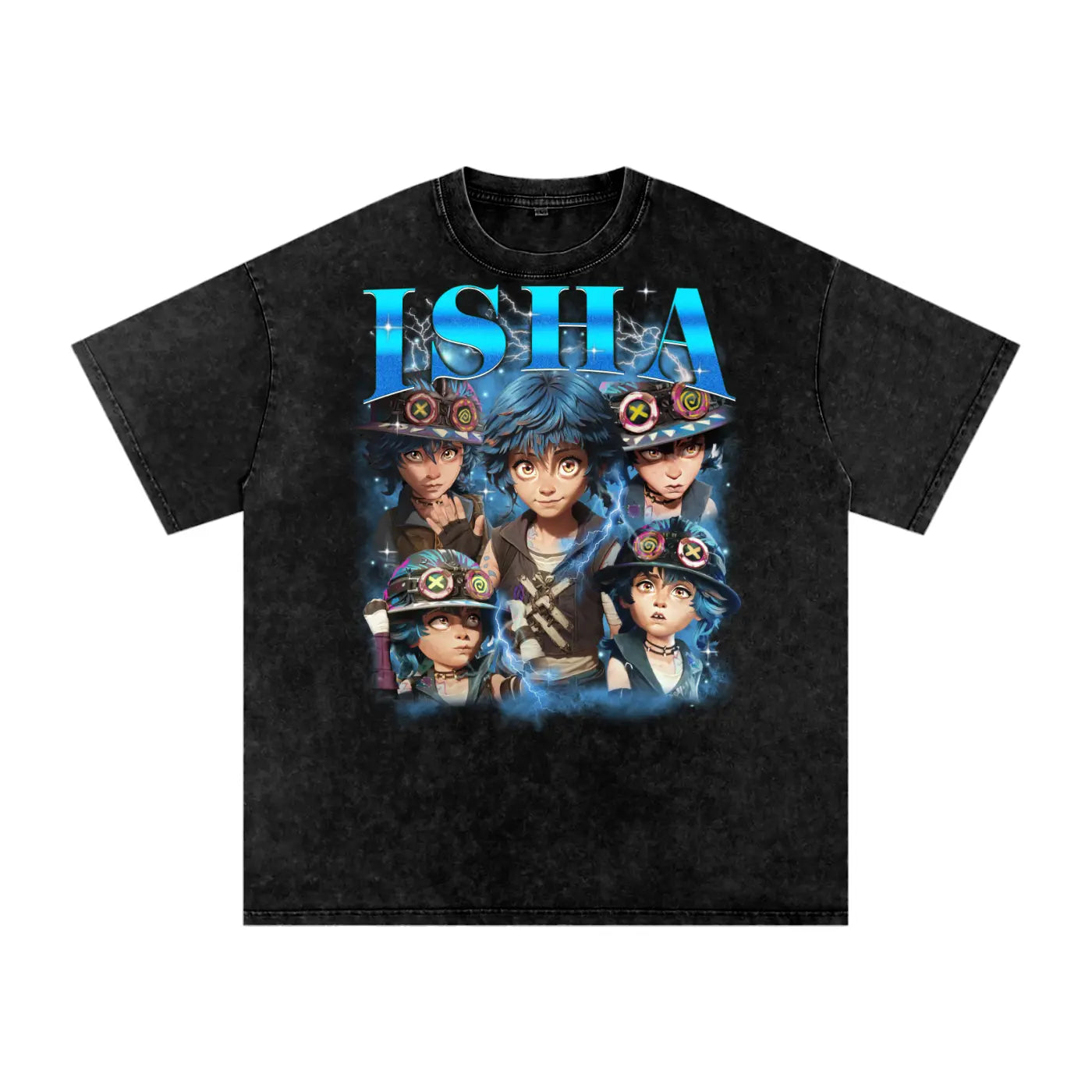Arcane Isha Acid Wash Oversize T-Shirt ODMPOD
