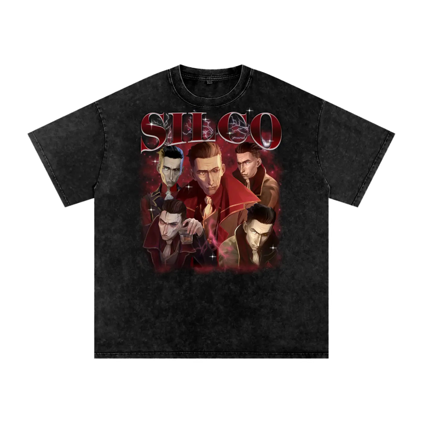 Arcane Silco Acid Wash Oversize T-Shirt ODMPOD