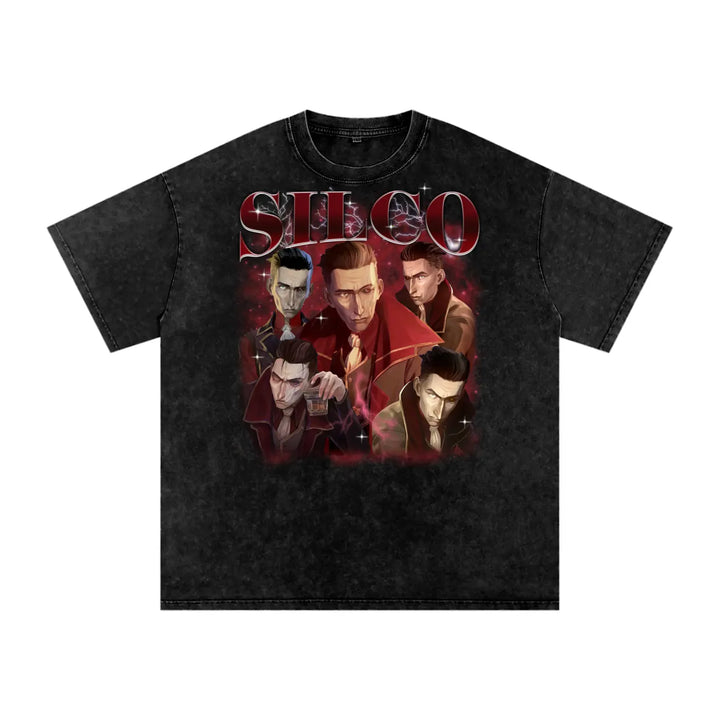 Arcane Silco Acid Wash Oversize T-Shirt ODMPOD