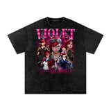 Arcane Vi Acid Wash Oversize T-Shirt ODMPOD