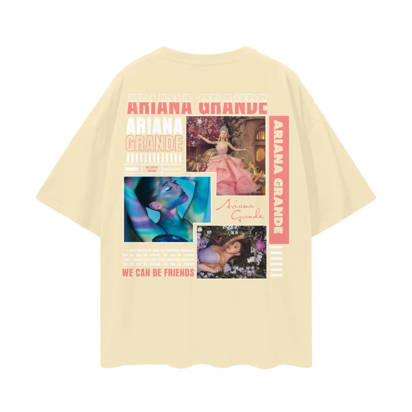 Ariana Grande Oversize Deep Drop Shoulder Tee ODMPOD