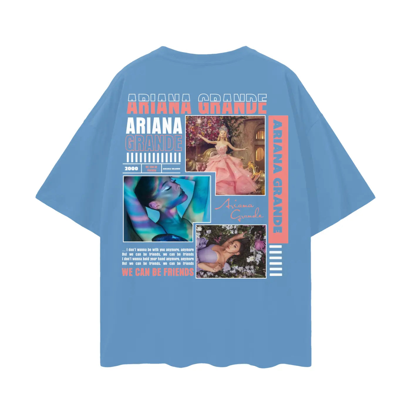 Ariana Grande Oversize Deep Drop Shoulder Tee ODMPOD